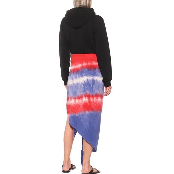 Loewe x Paula’s Ibiza Tie Dye Wrap Skirt Red Blue - Picture 2 of 10